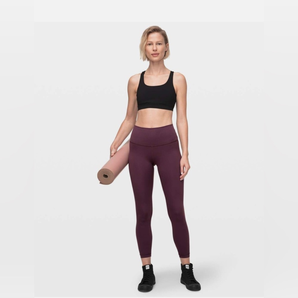 lululemon athletica Women's Leggings in Deep Plum Size 6 - Picture 7 of 13